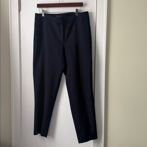 St.John Emma Navy Blue 96% Wool Womens Dress Pants Size:8